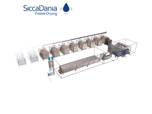 Freeze drying factory for coffee
